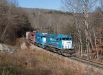 GMTX 2215 Leads GMRC #263 over Okemo Ridge Rd. 